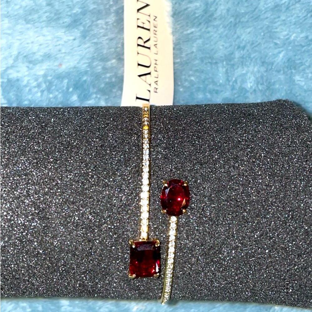 Lauren Ralph Lauren ruby bangle adjustable